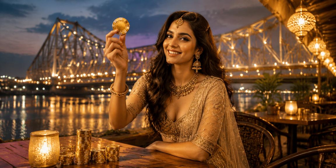 User logging into online betting platform near a famous Indian landmark